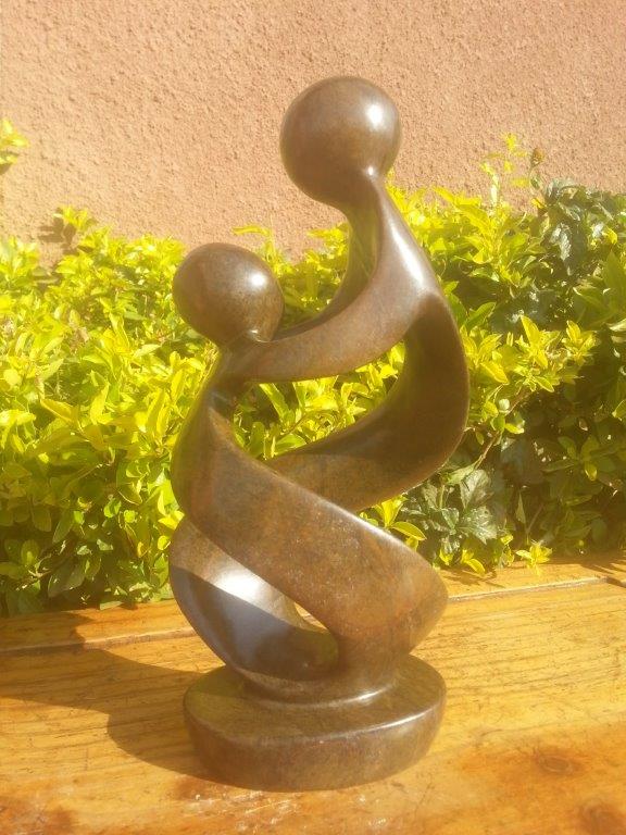 Mother and Child, Stone Sculpture 10
