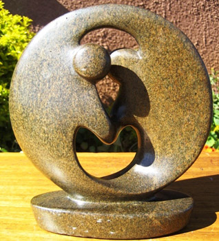 African Sculpture - Dancing Couple, 8
