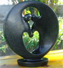 African Sculpture - Dancing Couple, 11H Shona Stone