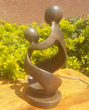Mother and Child, Stone Sculpture 9H