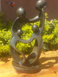 Family of 4 Heads, Stone Sculpture 16