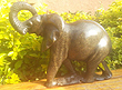 Elephant Sculpure, Stone Sculpture 13H
