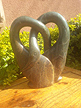 Loving Storks, Stone Sculpture 11H
