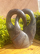 Loving Storks, Stone Sculpture 11H