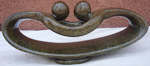 African Sculpture - Mutually Respectful, 8L Shona Stone