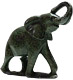 African Shona Elephant Sculpture, 6L