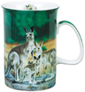 Kangaroo Family Bone China Mug