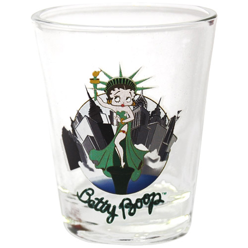 Betty Boop Statue of Liberty Shot Glass