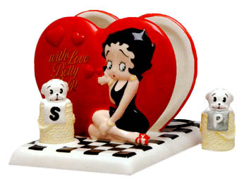 Betty Boop - Napkin with Salt & Pepper Set