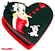 Betty Kisses Heart-Shape Box, 5x5x2