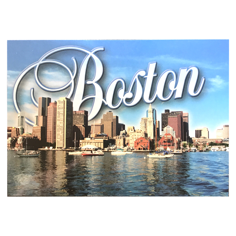 Boston Waterfront View Souvenir Postcard, 6x4