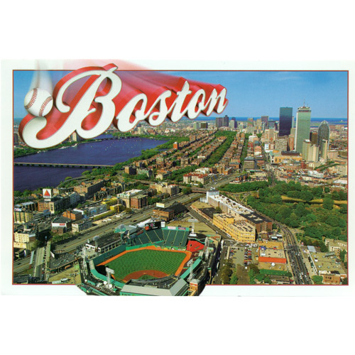 Boston Fenway Park Souvenir Postcard, 6x4