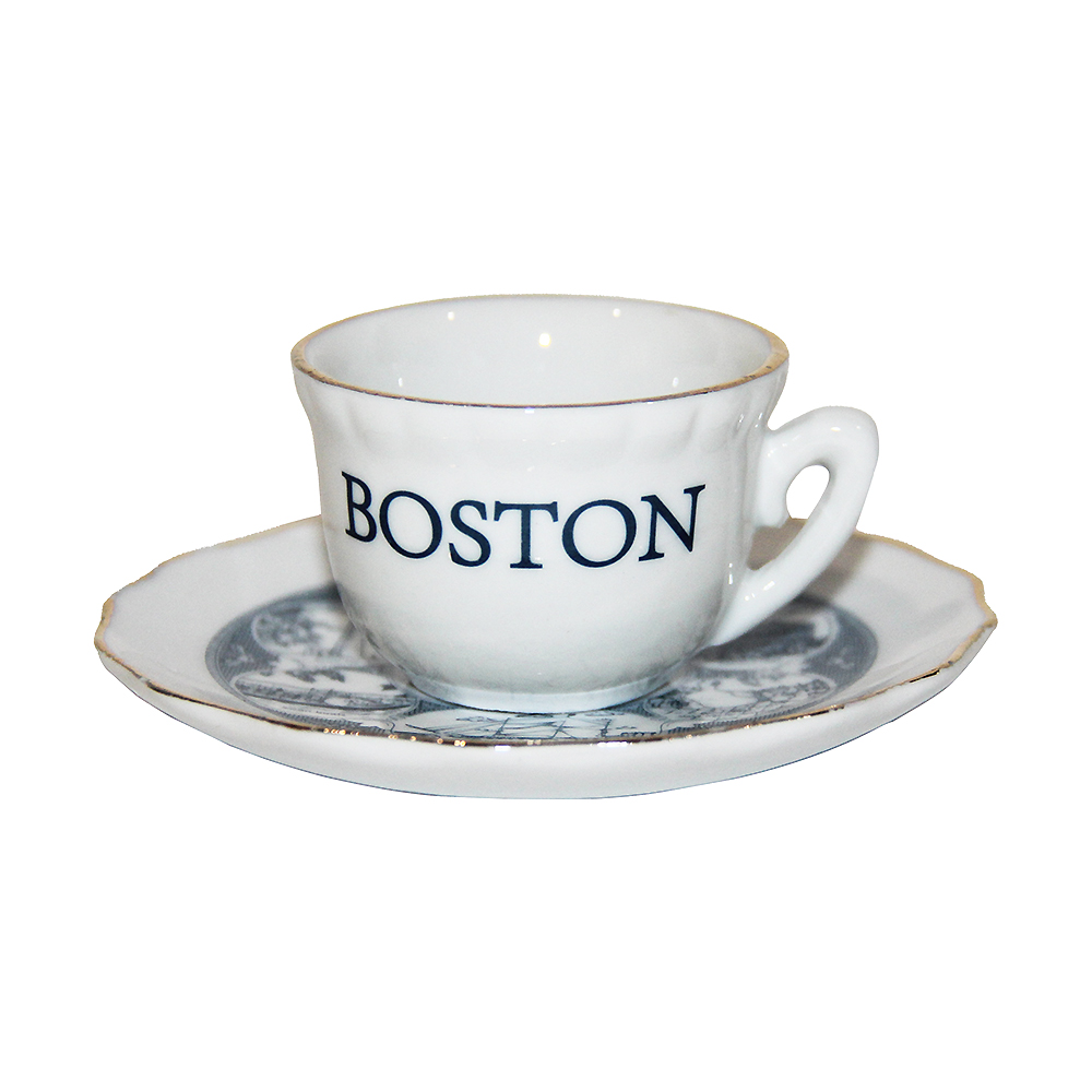 Boston Mini Cup and Saucer Set - Delft Blue