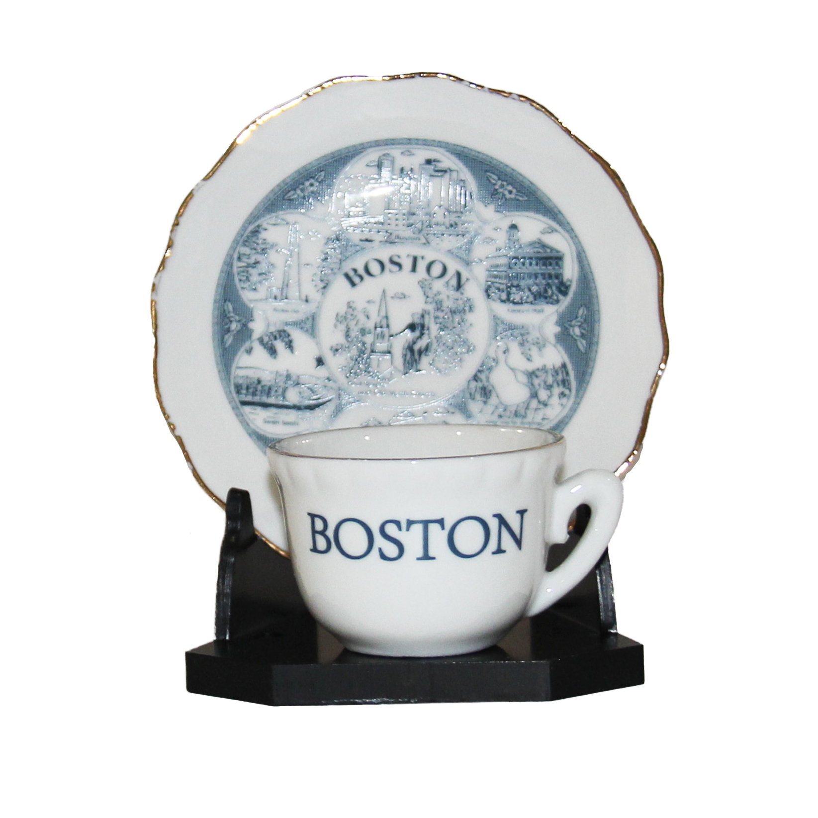 Boston Mini Cup and Saucer Set - Delft Blue, photo-1
