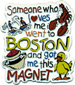 Boston Souvenir Magnet