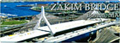 Zakim Bridge Souvenir Metal Magnet - Panorama