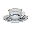 Boston Mini Cup and Saucer Set - Delft Blue