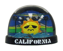 California Snow Globe - Sunshine, Small