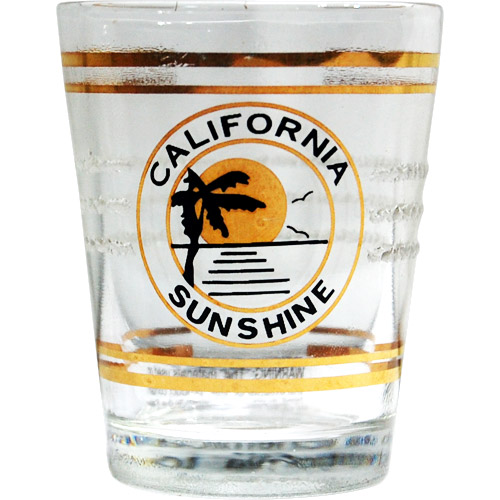 California Souvenir Shot Glass - Clear