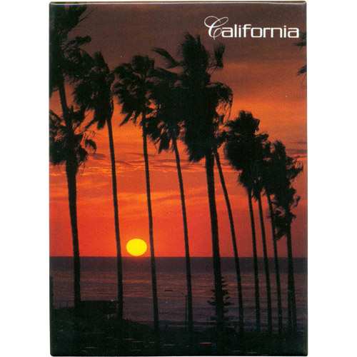 California Beach Sunset Magnet