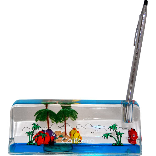 California Beach Fish, Water Globe and Pen Holder - 5.75L, photo-1