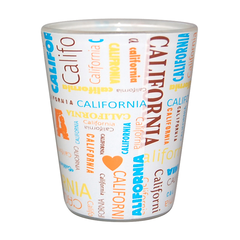 California Shot Glass, Modern Retro Design, photo-1