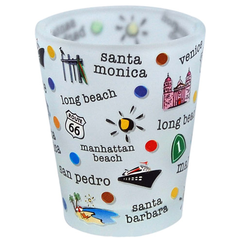 Southern California Coast Shot Glass