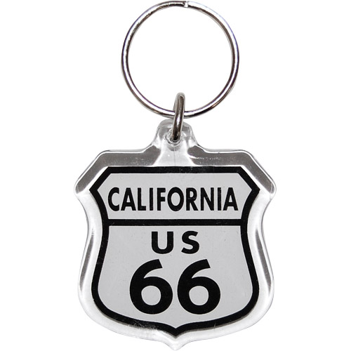 California Route 66 Shield - Acrylic Key Chain