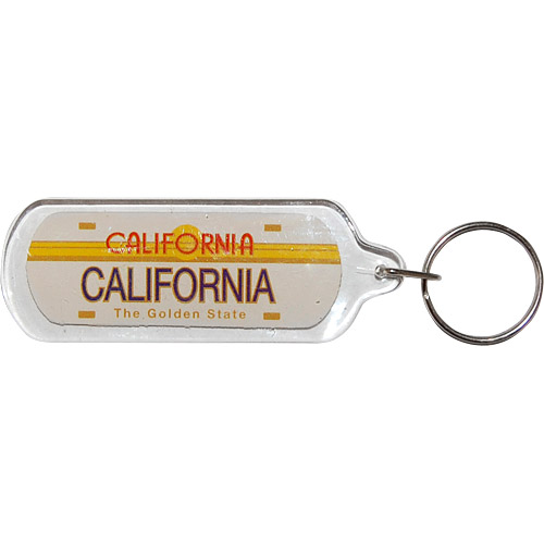 California License Plate Keychain