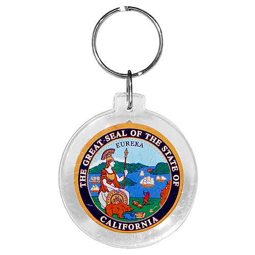 Great Seal of California Key Chain