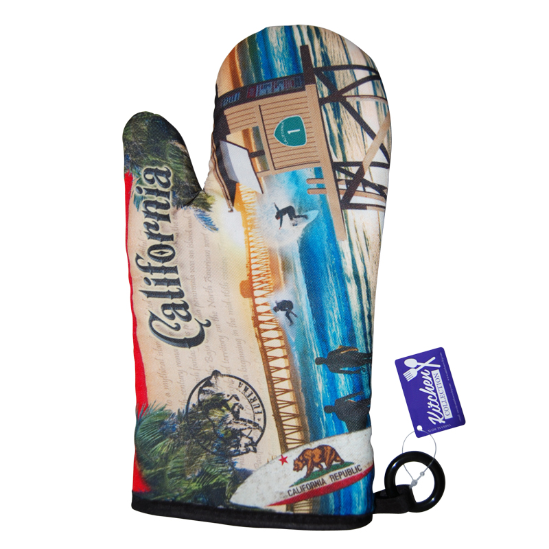 California Theme Oven Mitt