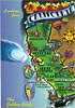 California State Map Postcard, Large