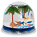 California Surfer Water Globe and Pen Holder