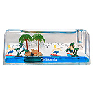California Surfer, Water Globe and Pen Holder - 5.75L
