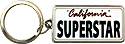California Superstar Key Chain