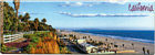 California Beach Souvenir Magnet - Panorama