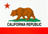 California Republic Flag Postcard, 4 L x 6 W