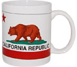 California State Flag Mug - White