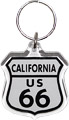 California Route 66 Shield Acrylic Keychain