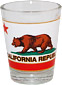 California State Flag Shot Glass