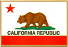 California State Flag Postcard Magnet