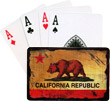 California Bear Flag Playing Cards