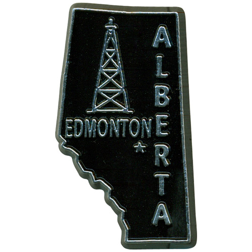 Map of Alberta - Refrigerator Magnet, 2.25L