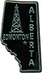 Map of Alberta - Refrigerator Magnet, 2.25L