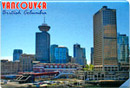 Vancouver, Canada Souvenir Metal Magnet, 3-1/8L