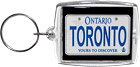 Toronto, Ontario Souvenir License Plate Acrylic Key Chain