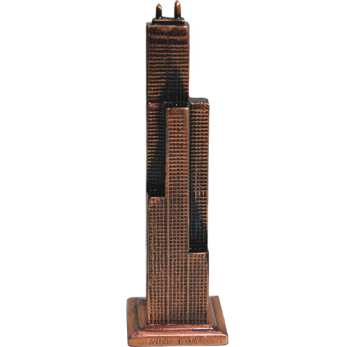 6H Sears Tower Model in Copper