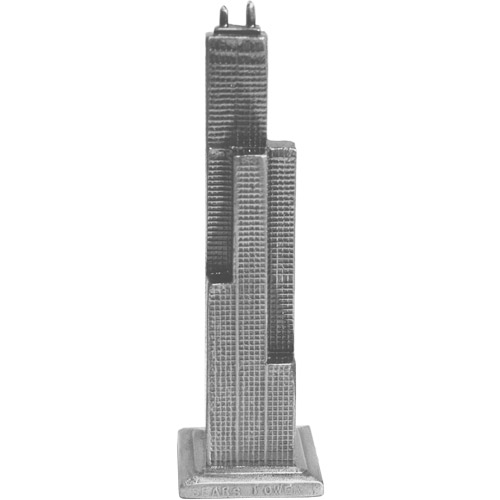 6H Sears Tower Model in Pewter