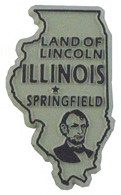 Illinois State - Refrigerator Magnet