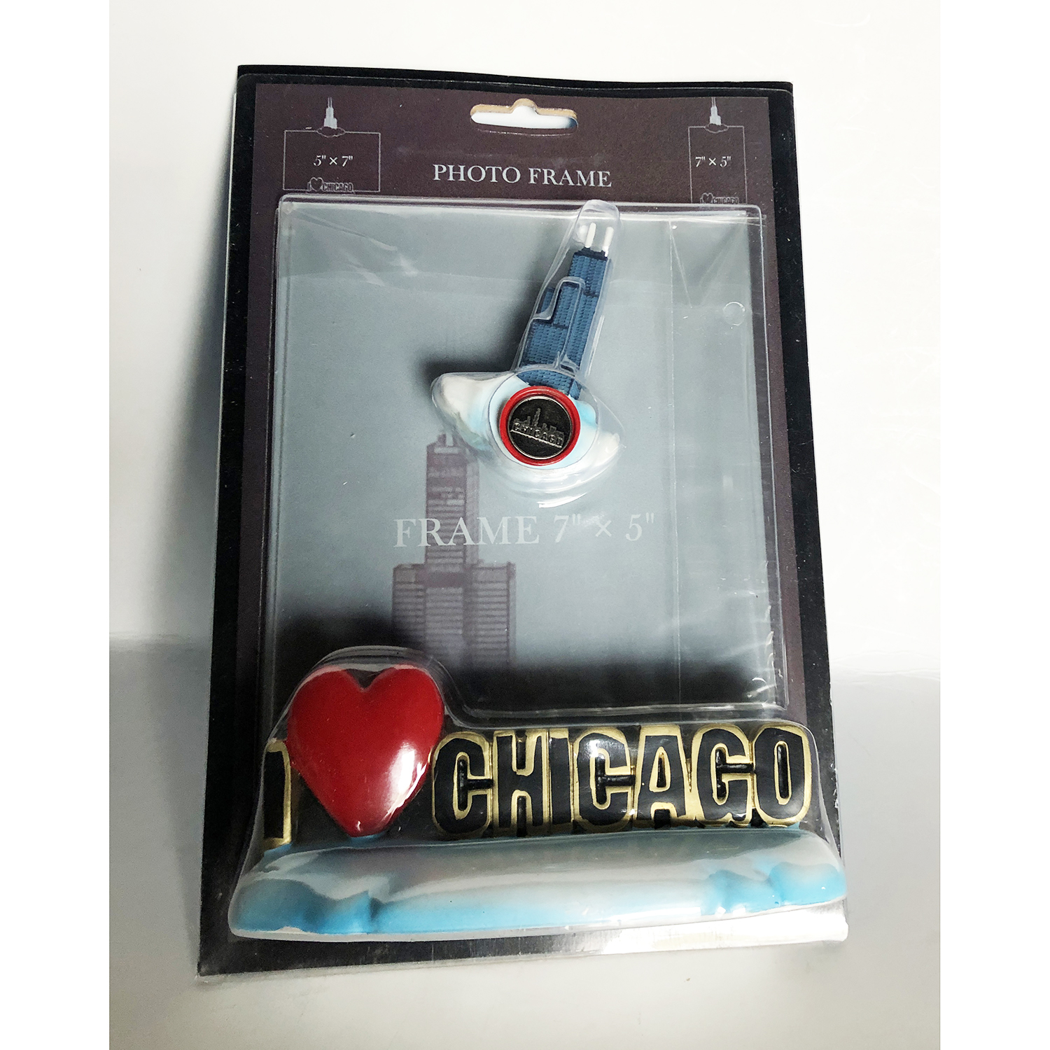 I Love Chicago Picture Frame, 5x7, photo-2